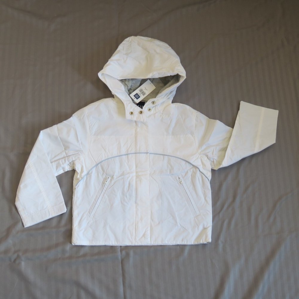 GapKids Girls Hooded Lined Windbreaker  Size Small (5/6)  NWT